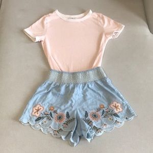 Two Piece Pastel Outfit Set